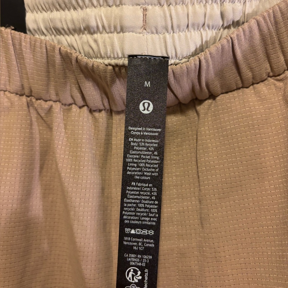 Lululemon Men’s “ABC” Pull-On Short 5” Inseam (M) WOVENAIR NEW FOR SPRING SUMMER - Picture 6 of 9